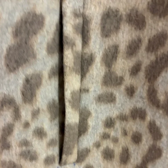 INC International Concepts Animal Print Cape Coat - Picture 4 of 10